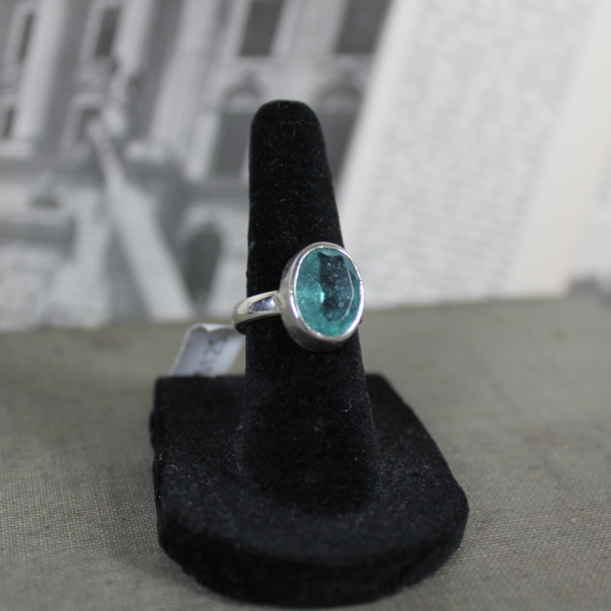 Ancient Roman Glass Ring (Size 6)