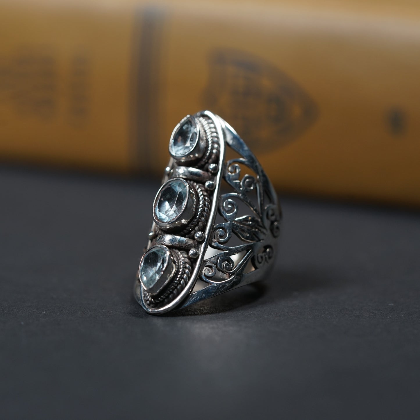 Blue Topaz - Size: 8.5