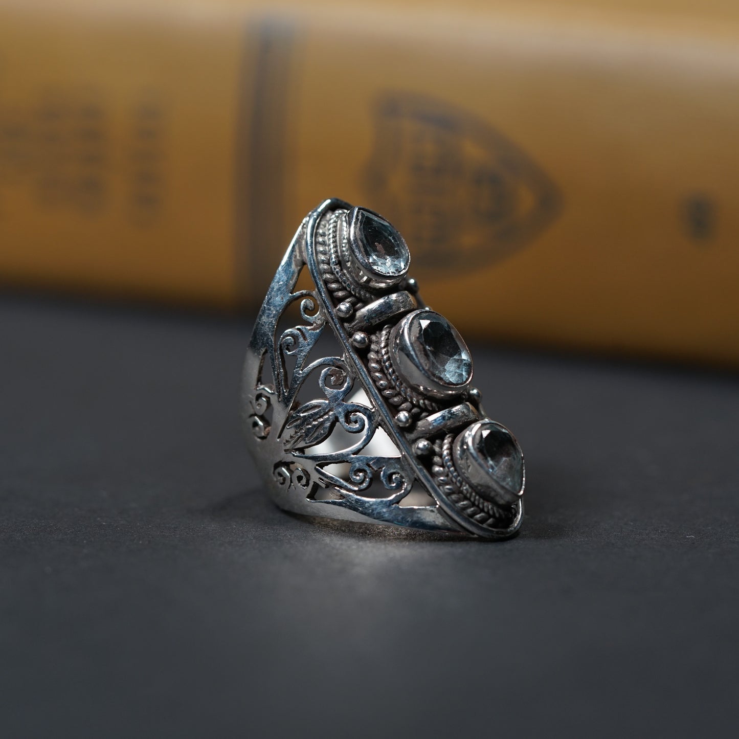 Blue Topaz - Size: 8.5