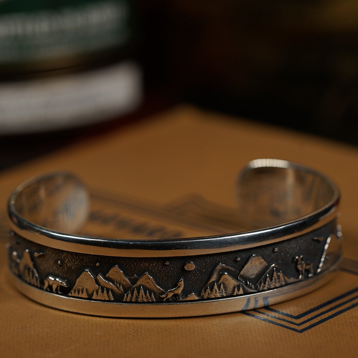 Mountain Scene Cuff