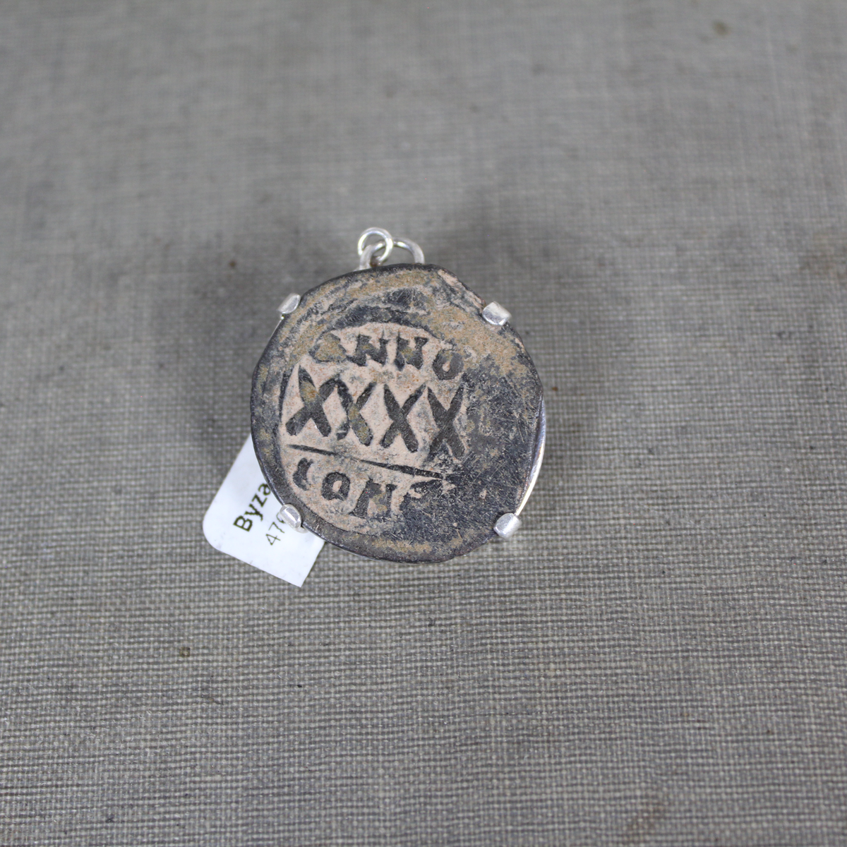 Byzantine Follis Pendant