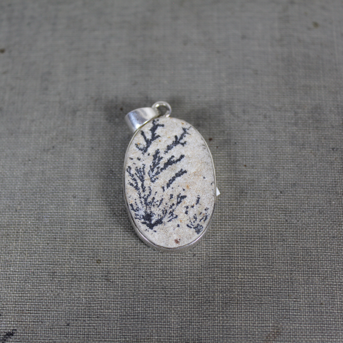 Dendritic Sandstone Pendant