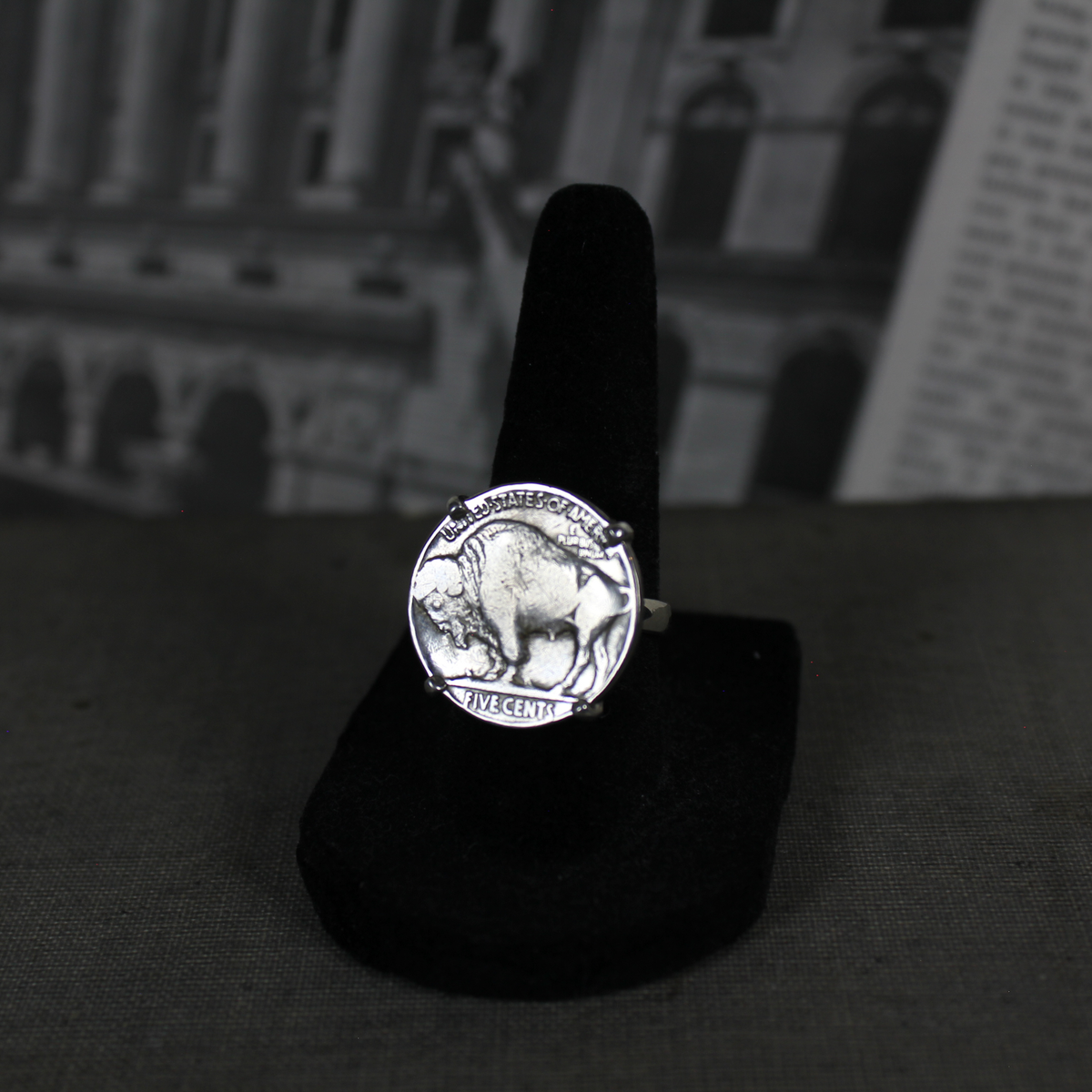 Buffalo Nickel Ring (Size 7)