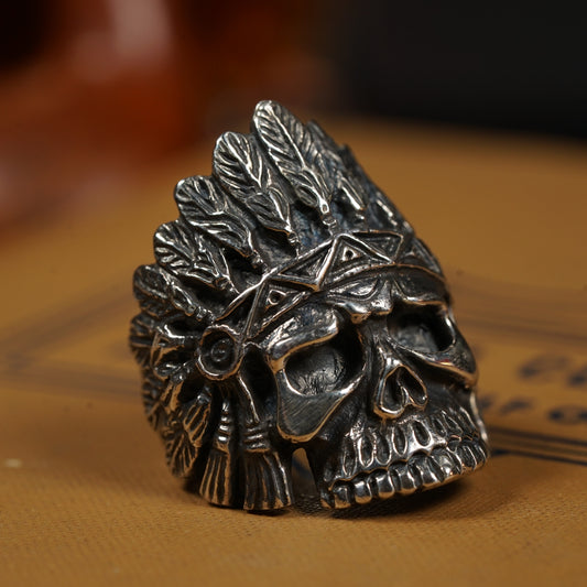 Native American Skull - Size: 11