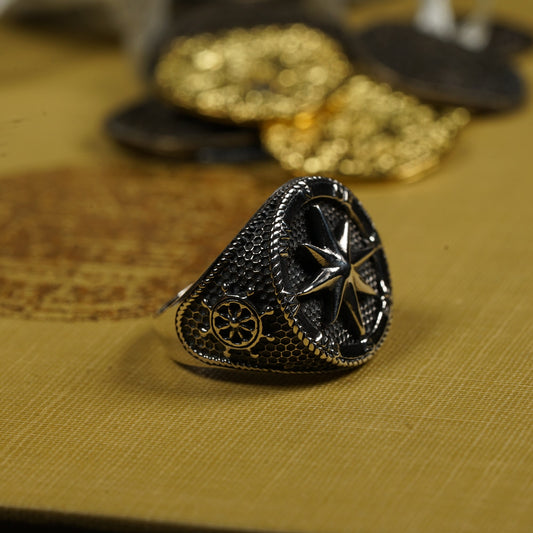 Compass Rose - Size: 8.5