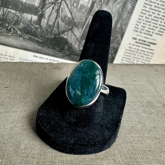 Moss Agate - Size: 8